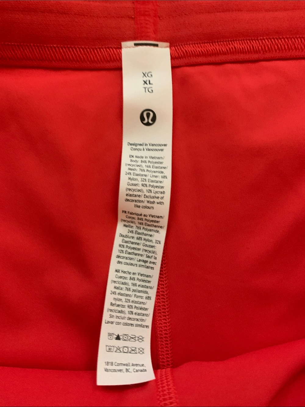 lululemon athletica Lightweight 2 in 1 HR Running Short, Sz XL Star Burst, NWT - Picture 2 of 6